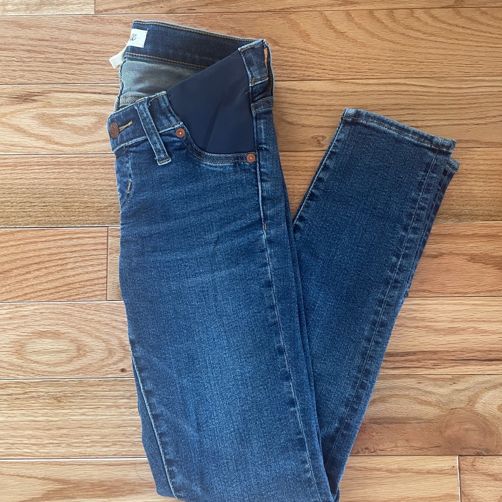 NWOT Madewell Matenity Side Panel Skinny Jeans